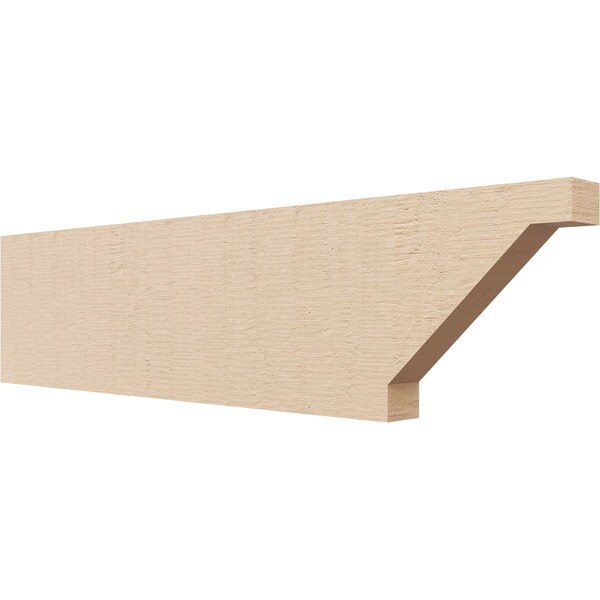 Ekena Millwork 2in. W x 8in. H x 32in. L Burlington Woodgrain TimberThane Rafter Tail, Primed Tan RFTUR02X08X32BURRCPR - main